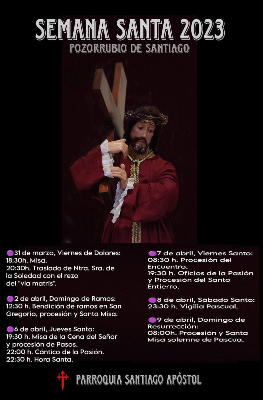 Semana Santa en Pozorrubio de Santiago 2023 Pozorrubio de Santiago